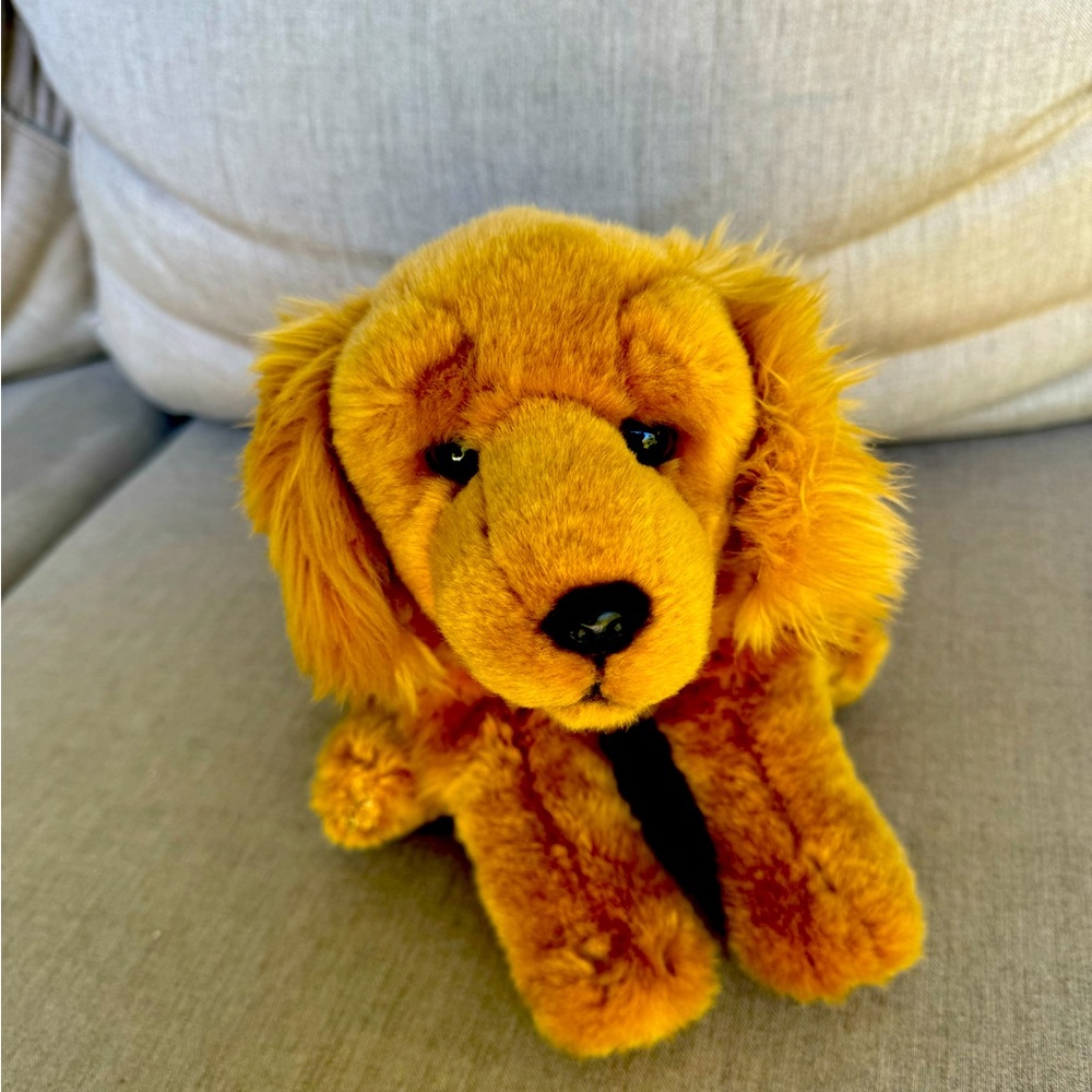 Golden Retriever, Stuffed Animal, Tan